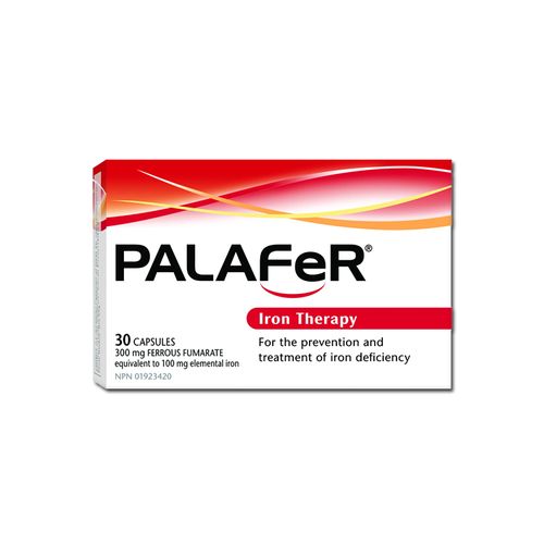 Palafer, Iron Therapy, 300mg, 30 Capsules