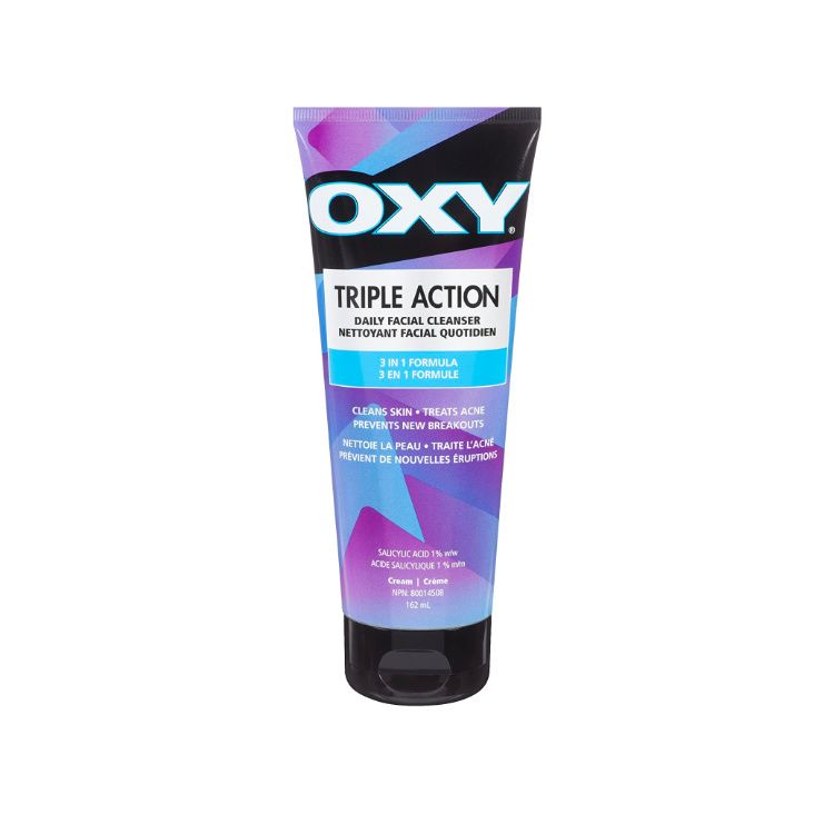 加拿大OXY水杨酸三效祛痘洁面乳 去除污垢油脂及死皮 消除粉刺 防止复发