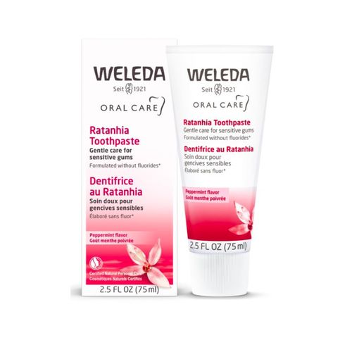 Weleda, Ratanhia Toothpaste, Fluoride Free, 75ml