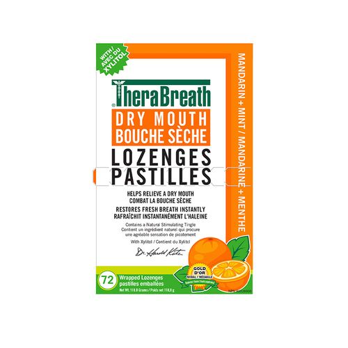 TheraBreath, Dry Mouth Lozenges, 72s