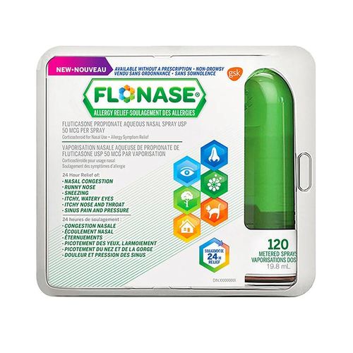 西班牙Flonase过敏缓解鼻喷雾剂 120ml 预防缓解季节性或常年性过敏性鼻炎