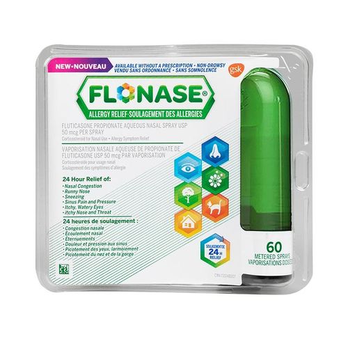 西班牙Flonase过敏缓解鼻喷雾剂 60ml 预防缓解季节性或常年性过敏性鼻炎