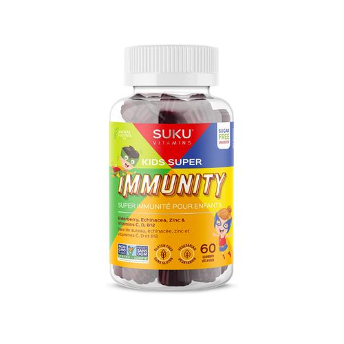 SUKU, Kids Super Immunity, 60 Gummies