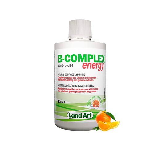Land Art, B-Complex Liquid Energy, Orange & Cream, 500ml