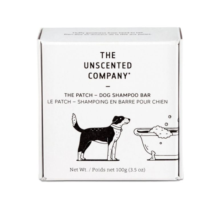 The Unscented Company, The Patch, Dog Shampoo Bar, 100g