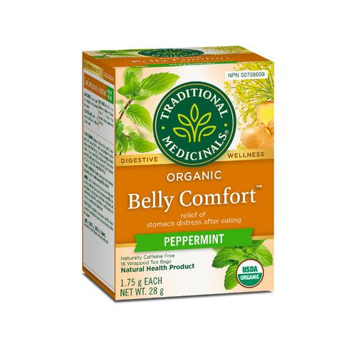 Traditional Medicinals, Organic Belly Comfor Peppermint Tea, 16s