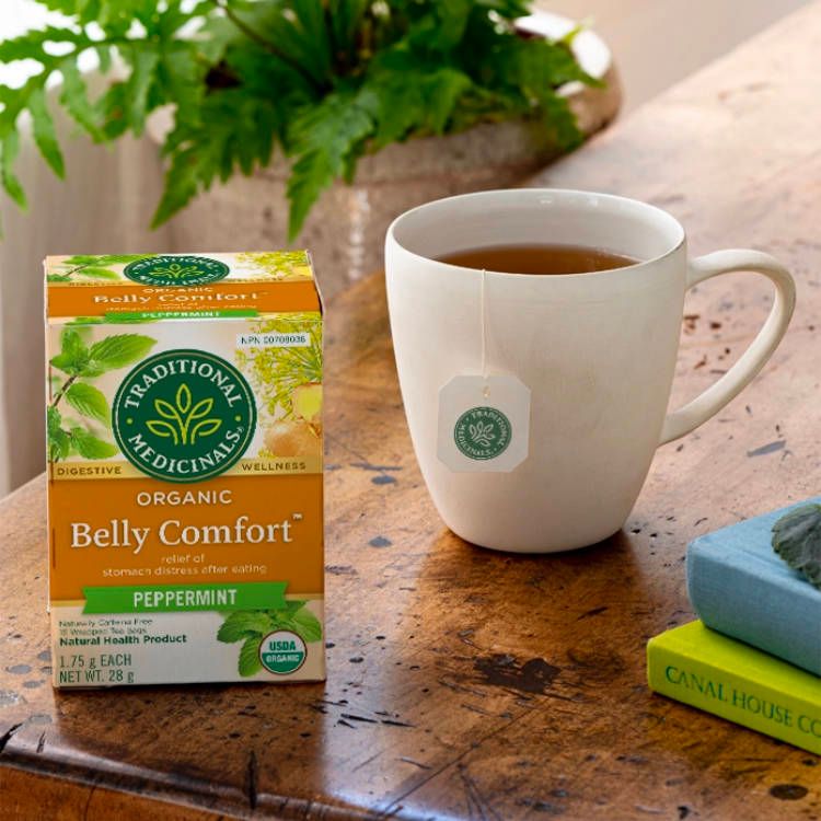 Traditional Medicinals, Organic Belly Comfor Peppermint Tea, 16s