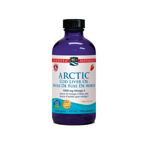 Nordic Naturals, Arctic Cod Liver Oil, Strawberry Flavour, 237ml