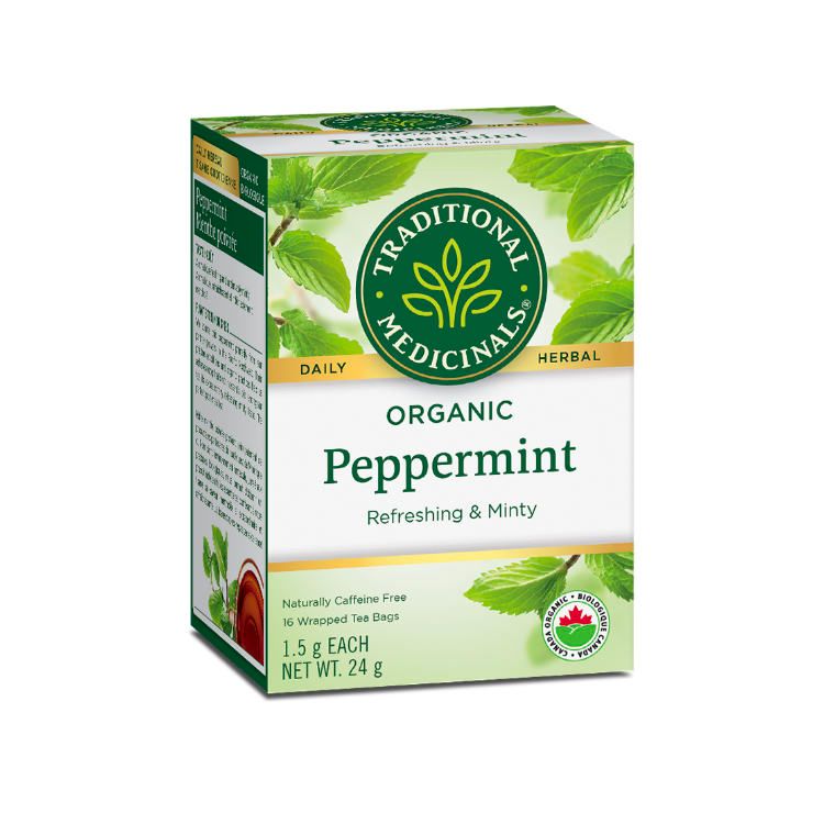Traditional Medicinals, Organic Peppermint Tea, 16s