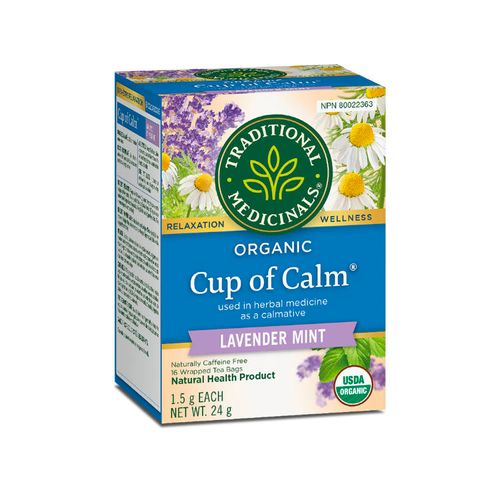 Traditional Medicinals, Organic Cup of Calm Tea, 16s