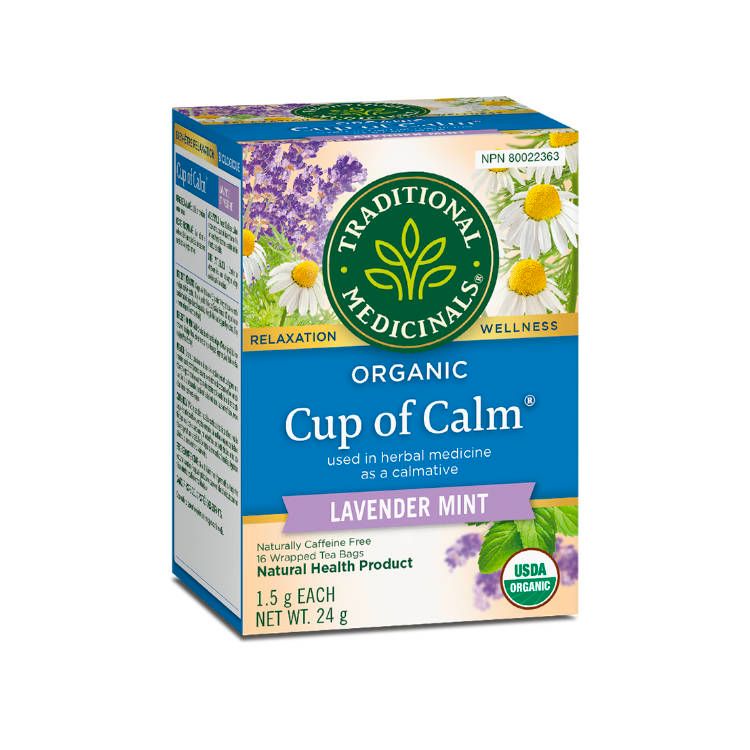 Traditional Medicinals, Organic Cup of Calm Tea, 16s