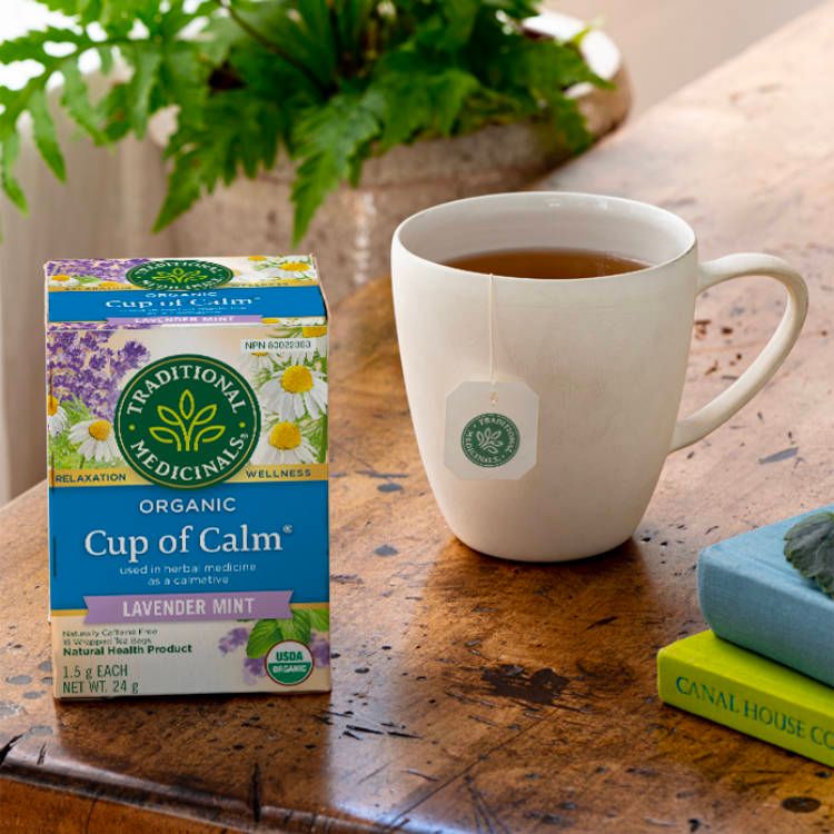 Traditional Medicinals, Organic Cup of Calm Tea, 16s