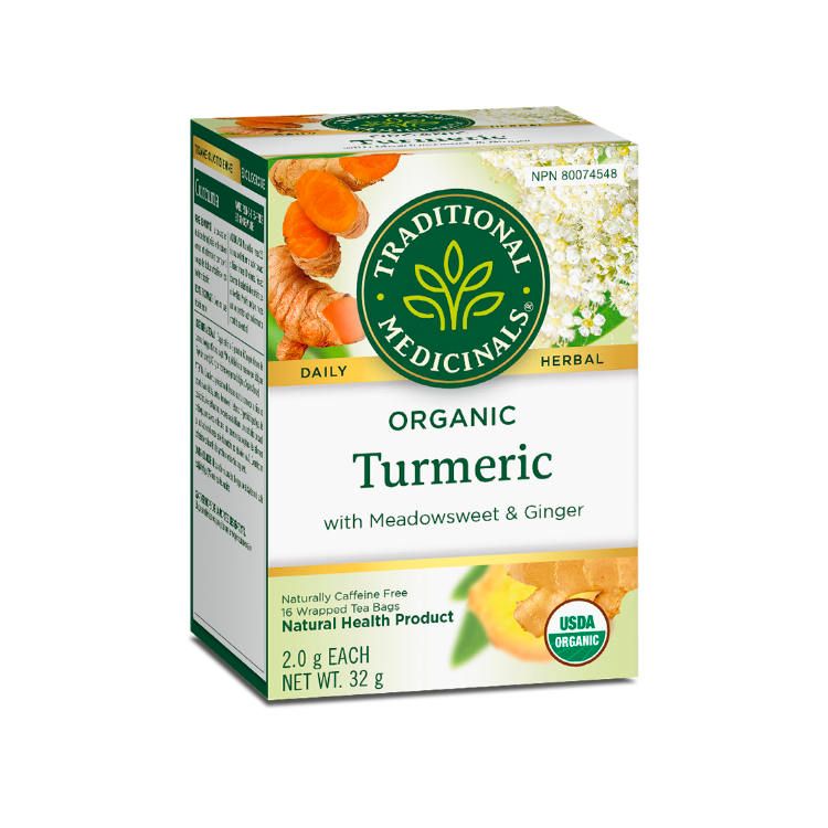 Traditional Medicinals, Organic Turmeric with Meadowsweet & Ginger Tea, 16s