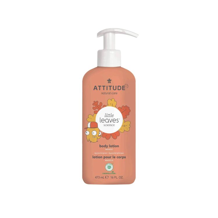 Attitude, Little Leaves, Kids Body Lotion, Mango, 473ml