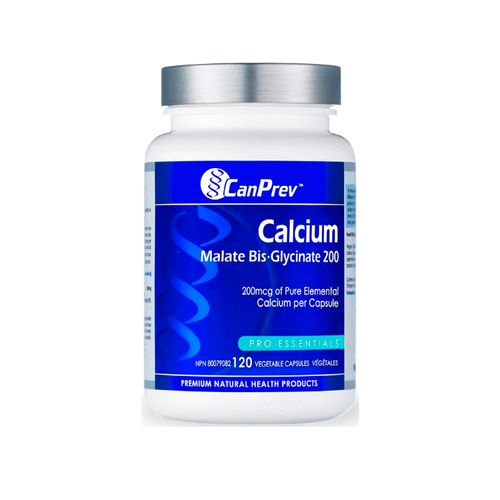 CanPrev, Calcium Malate Bis-Glycinate 200, 120 VCaps