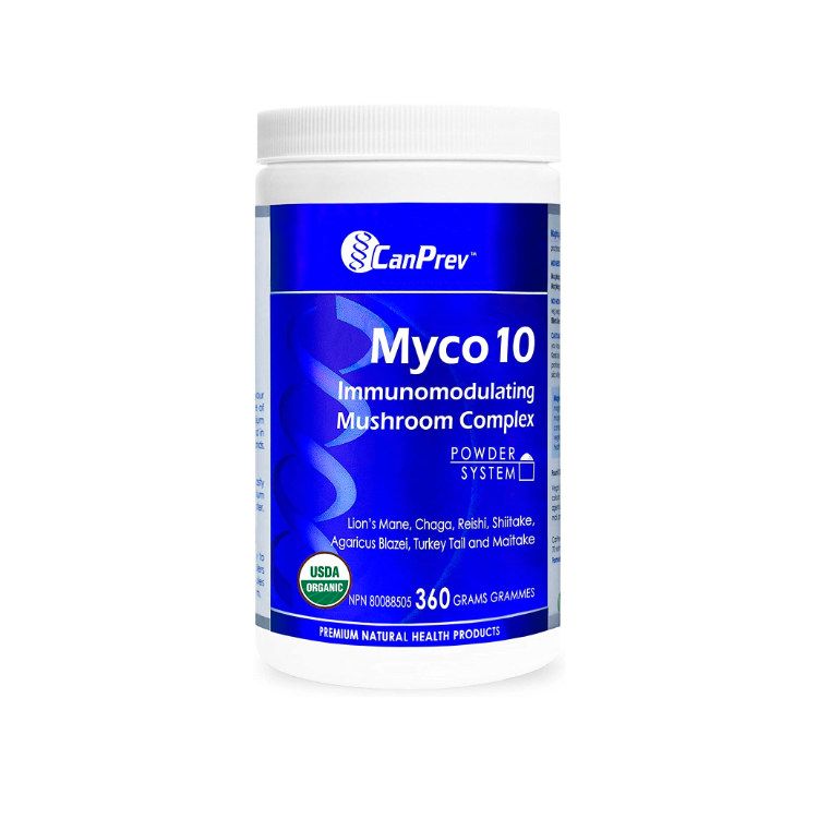 加拿大CanPrev Myco10超级有机蘑菇粉 360克 添加益生元 最佳功能性咖啡伴侣 增强免疫