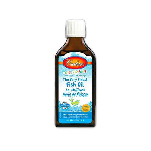 Carlson Laboratories, Kid's The Very Finest, Fish Oil, Orange Flavour, 200 ml