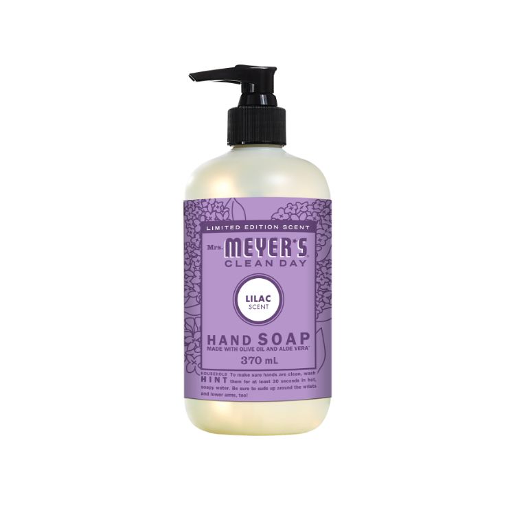 美国Mrs. Meyer's Clean Day洗手液 370ml 限量版丁香味道 含橄榄油芦荟 深度保湿