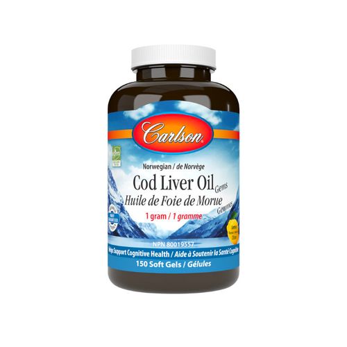 Carlson Laboratories, Cod Liver Oil, Low Vitamin A, 150 Softgels
