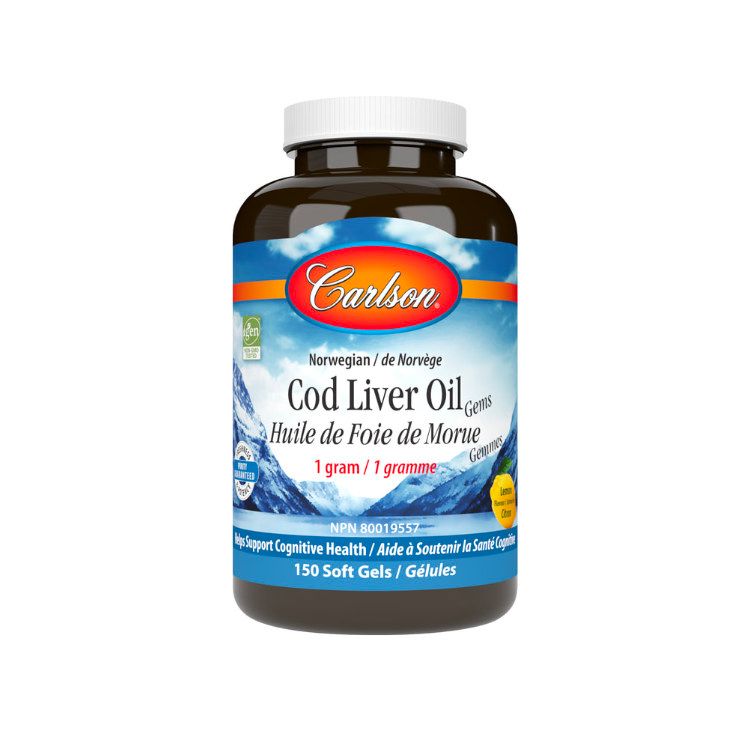 Carlson Laboratories, Cod Liver Oil, Low Vitamin A, 150 Softgels
