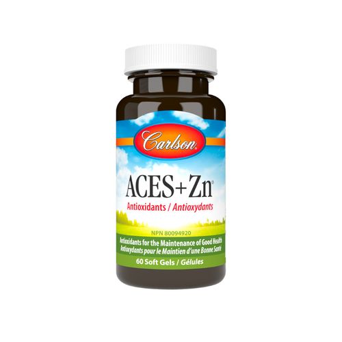 Carlson Laboratories, ACES + Zn, 60 Softgels