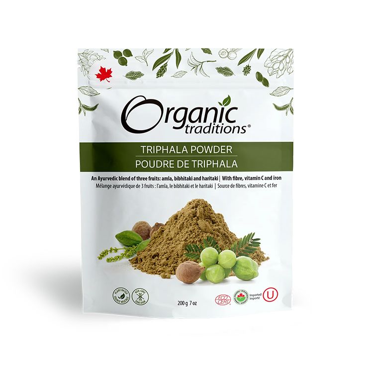 Organic Traditions, Organic Triphala Powder, 200g