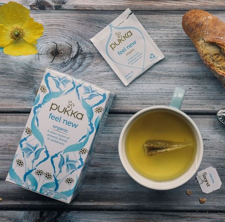 Pukka, Organic Teas, Feel New, 20s