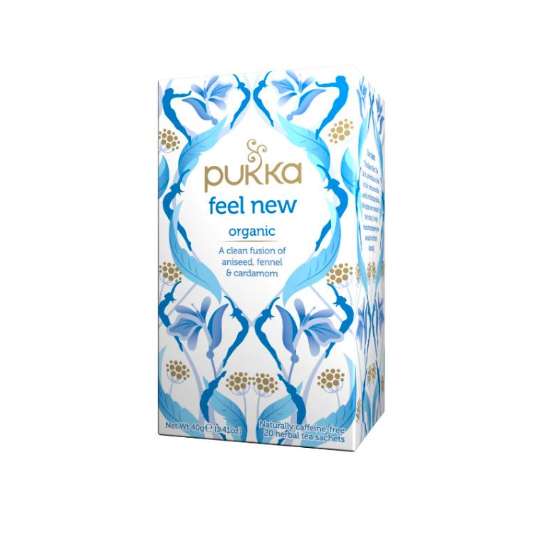 Pukka, Organic Teas, Feel New, 20s