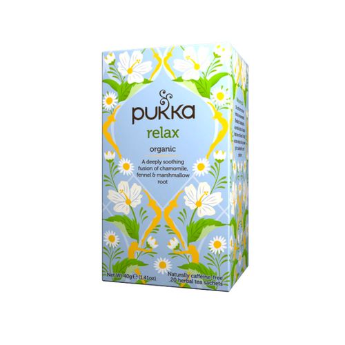 英国Pukka有机放松花草茶 20包 放松情绪 调节紧张