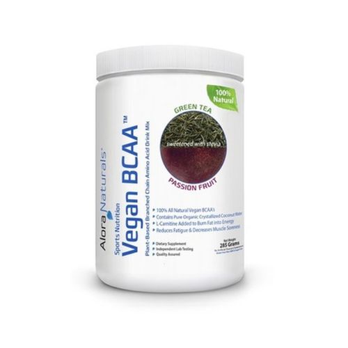 Alora Naturals, Vegan BCAA, Green Tea & Passion Fruit, 285g