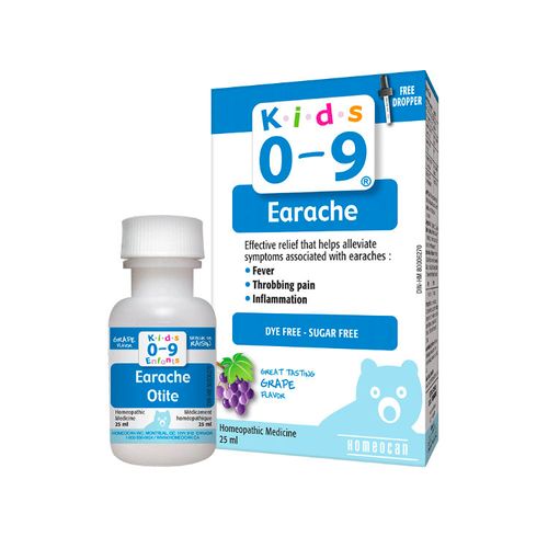 Homeocan, Kids 0-9, Earache Oral Solution, 25ml