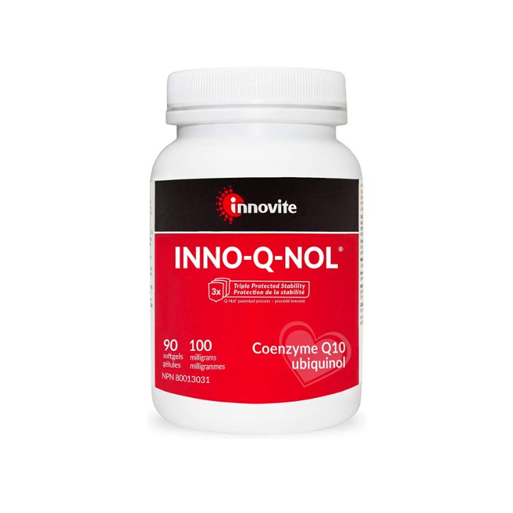 加拿大Innovite泛醇Ubiquinol胶囊 100mg/90粒 专利还原型辅酶Q10 增强心肌动力 8倍高效吸收