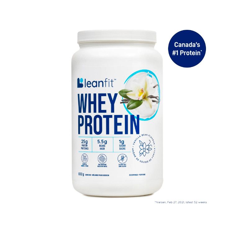 加拿大LeanFit乳清蛋白粉 832克 香草味 修复重建肌肉