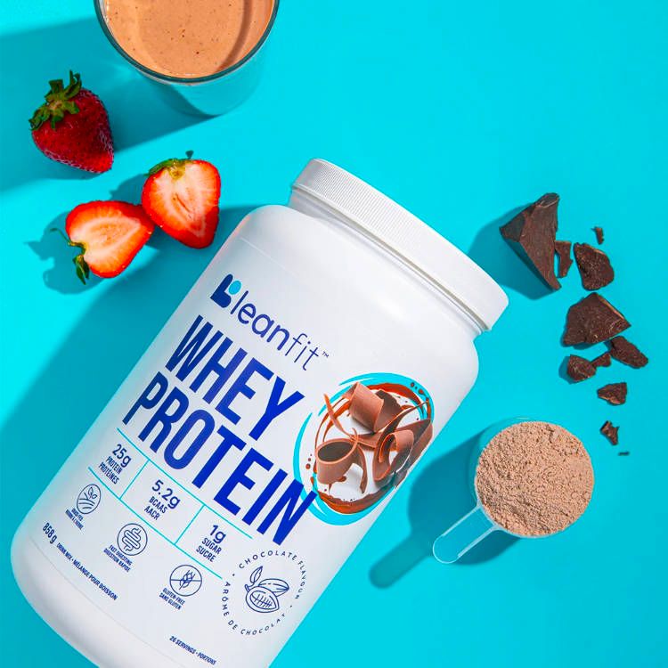 Buy LeanFit, Whey Protein, Chocolate, 858g for $44.99 - Lifeplus Natural  Health