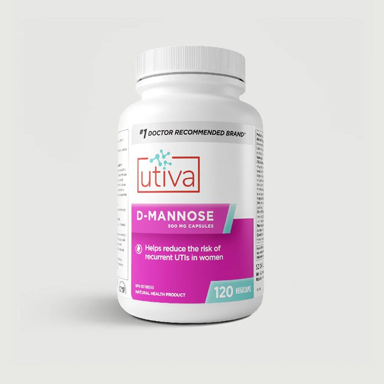 Utiva, D-Mannose, 120 VCaps