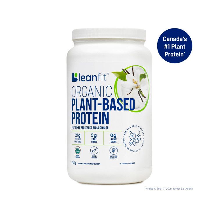 LeanFit, Organic Plant Based Protein, Vanilla, 715g