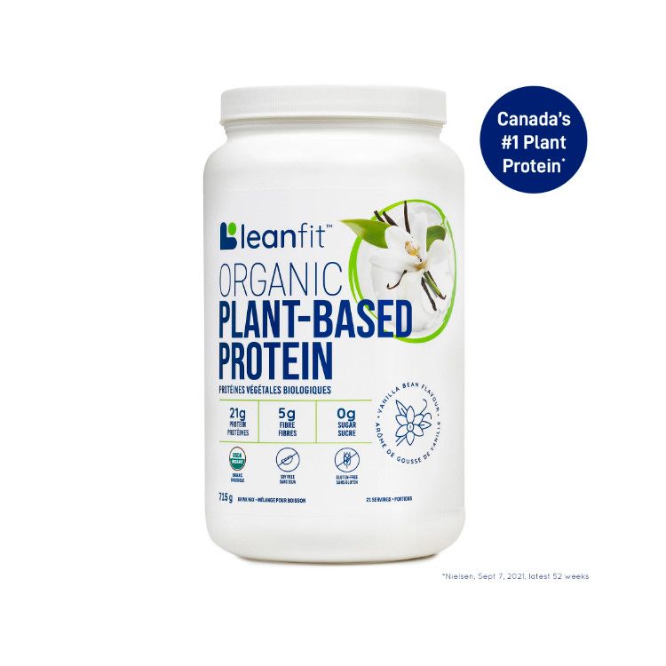 Buy LeanFit, Organic Plant Based Protein, Vanilla, 715g for 35.99