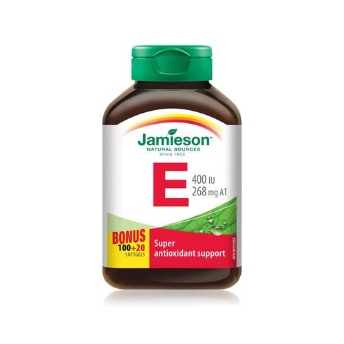 Jamieson, Vitamin E, 400 IU/268 mg AT, 120 Softgels