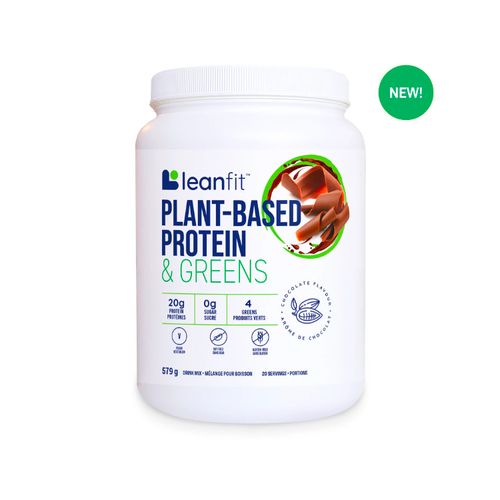 LeanFit, Plant Based Protein & Greens, Chocolate, 579g
