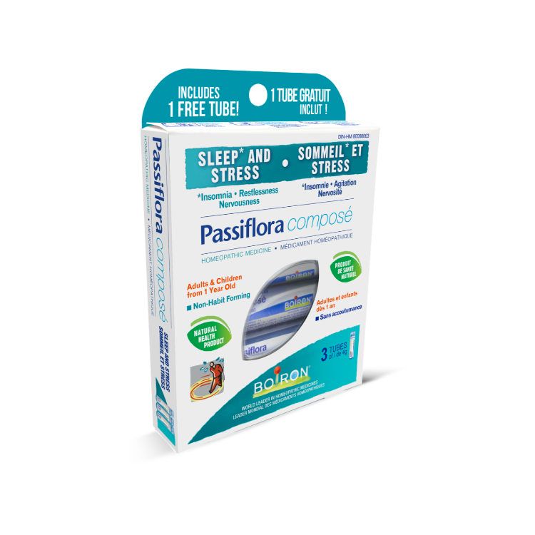 Boiron, Passiflora Compose, Sleep & Stress Relief, 3x4g