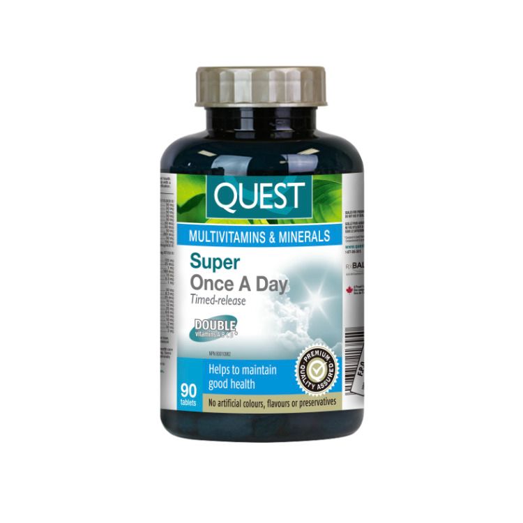 Quest, Super Once A Day Time-released, 90 Tablets