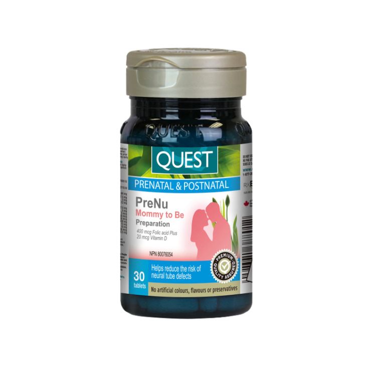 Quest, PreNu Mommy To Be Preparation, 30 Tablets