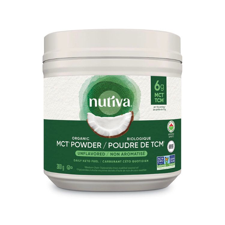 Nutiva, Organic MCT Powder, Unflavoured, 300g