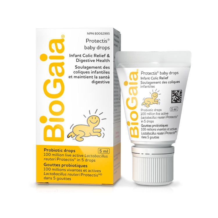 瑞典BioGaia拜奥婴儿益生菌滴剂 新包装5毫升 新生儿可用 预防肠绞痛 改善便秘或腹泻