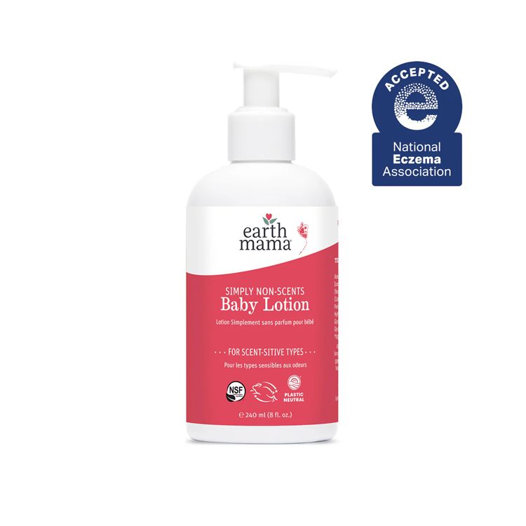 Earth Mama, Baby Lotion, Simply Non-Scents, 240ml