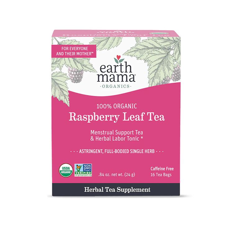 Earth Mama, Organic Raspberry Leaf Tea, 16 Bags