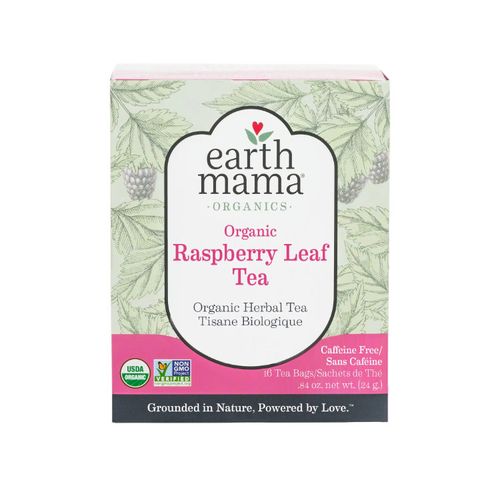 Earth Mama, Organic Raspberry Leaf Tea, 16 Bags
