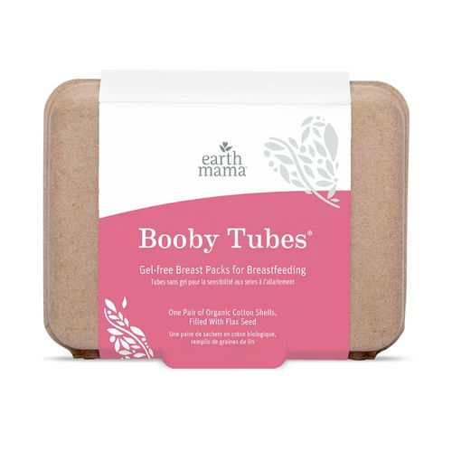 Earth Mama, Booby Tubes, Gel-free Breast Packs for Breastfeeding, 1 Pair