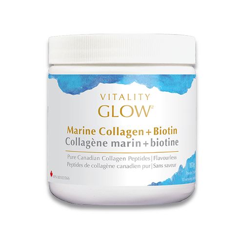 VITALITY GLOW, Marine Collagen + Biotin, 153g