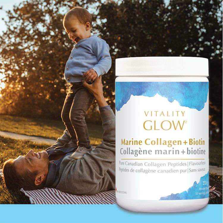 VITALITY GLOW, Marine Collagen + Biotin, 255g